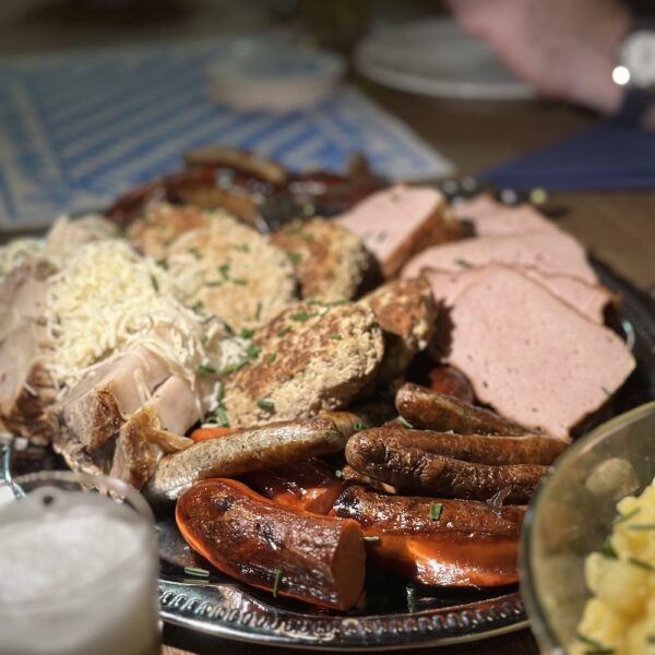 A Bavarian platter of savoury bites